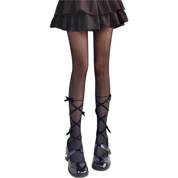 Accessories - Womens Sheer Tights High Waist Sexy Lace Pantyhose Transparent